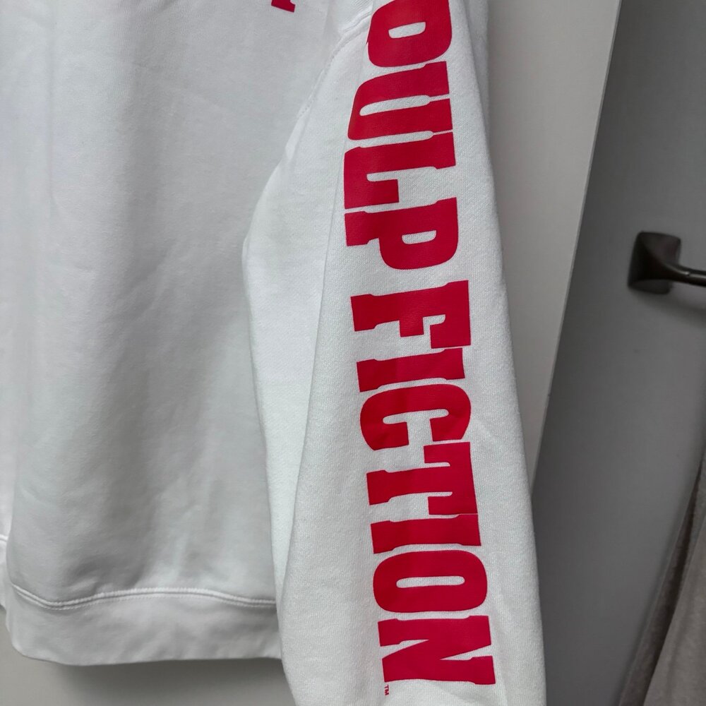 Pulp Fiction Movie Graphic Boxy Sweatshirt M 90s Y2K Indie Retro - Picture 3 of 8